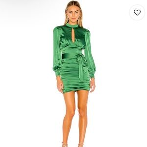 Majorelle Bristol mini dress in jewel green size XS!